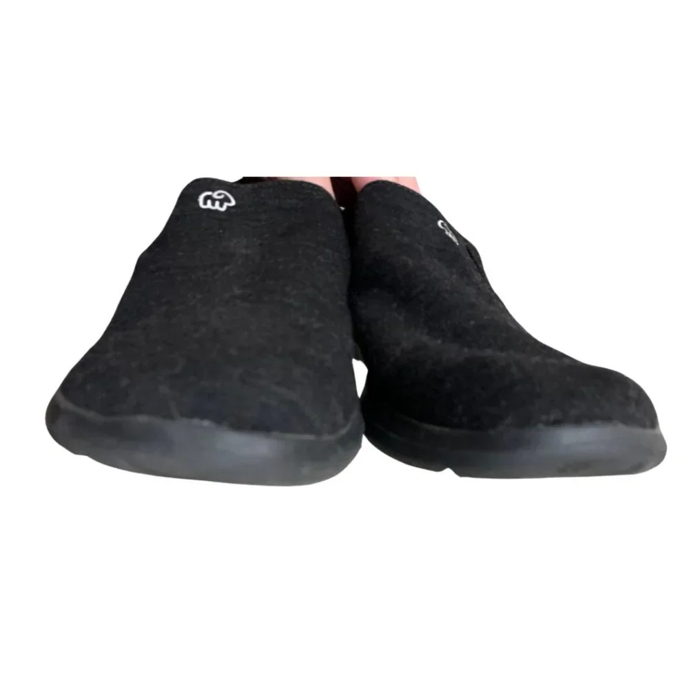 Merinos Men's Slip Ons Size 11 Carbon Grey Breathable Merino Wool Lightweight
